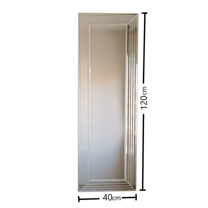Hanah Home Espejo Moderno Plata A301D